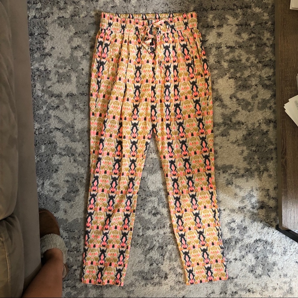 Colorful print pants
